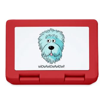 Wow! Colorful Candy Doodle Dog - Lunchbox - red - Front