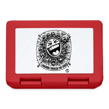 Laughing through the chaos - Lunchbox - red - Front