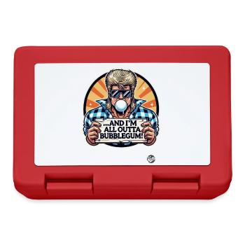 They live and: I have no more chewing gum - Lunchbox - red - Front