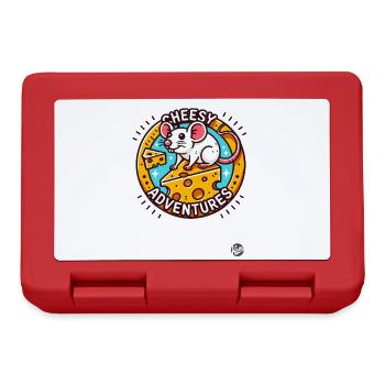 Cheese Adventure of a Mouse - Lunchbox - red - Front
