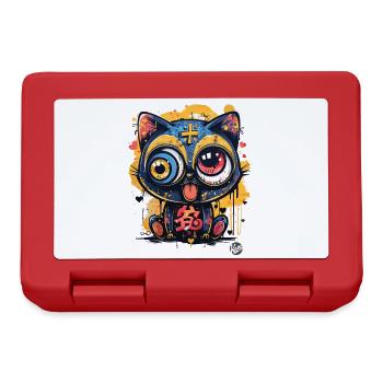 Super Crazy Cool Graffiti Cat - Boîte à goûter - rouge - Devant
