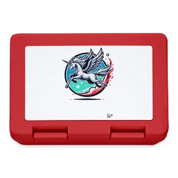 The Pegasus Unicorn - Lunchbox - red - Front