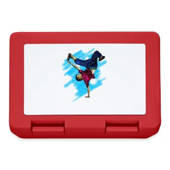 hip hop - Boîte à goûter - rouge - Devant