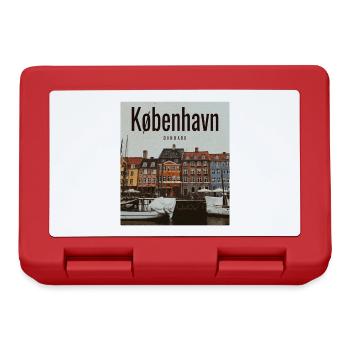Copenhagen Harbour colours Nyhavn - Lunchbox - red - Front