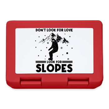 Snowboard Holidays - Lunchbox - red - Front