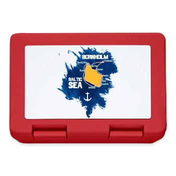 Bornholm Baltic Sea - Lunchbox - red - Front