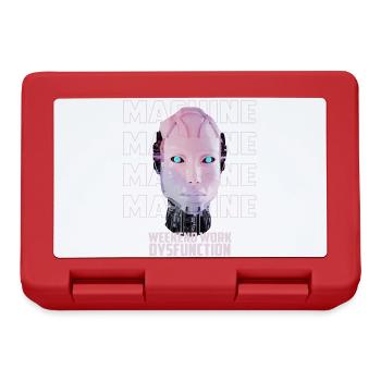 Machine Man - Lunchbox - red - Front
