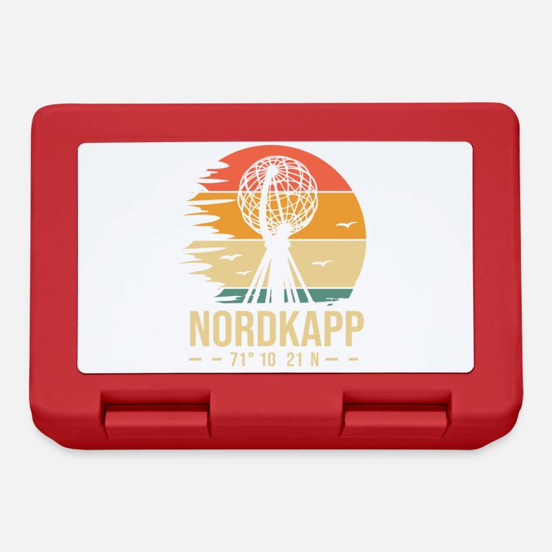 Nordkapp cap nord norvége - Boîte à goûter - rouge