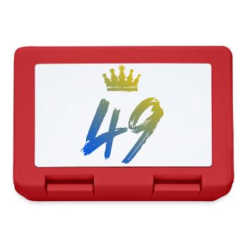 49 Number crown - Lunchbox - red - Front
