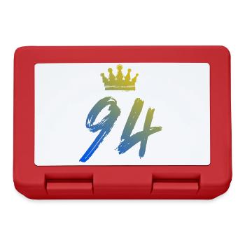 94 Couronne numérique - Boîte à goûter - rouge - Devant