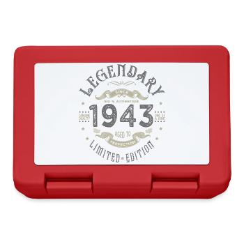 1943 Anniversary legendary since 1943 - Lunchbox - red - Front
