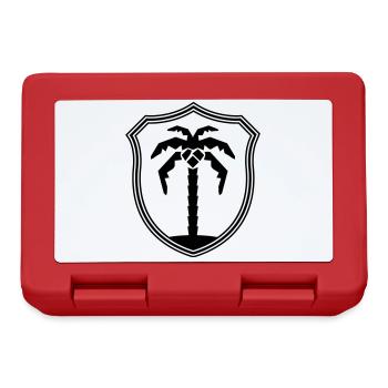 Armoiries du symbole de Palm Island - Boîte à goûter - rouge - Devant