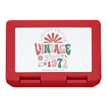 1972 Anniversary 1972 vintage - Lunchbox - red - Front
