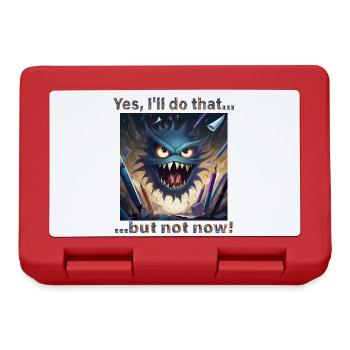 Stressed? Then vent with this monster! - Lunchbox - red - Front