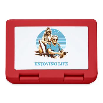 Retirement Life Enjoy Gift - Lunchbox - red - Front