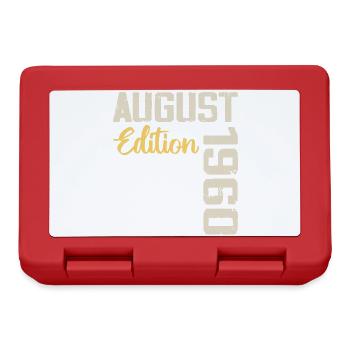 Anniversaire Août 1960 - Edition Limitée Août 1960 - Boîte à goûter - rouge - Devant