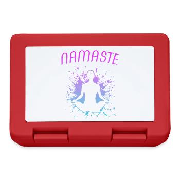 Yoga Namaste Om - Lunchbox - red - Front