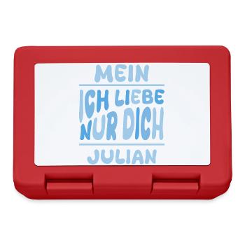 Mann Julian - Brotdose - Rot - Vorne