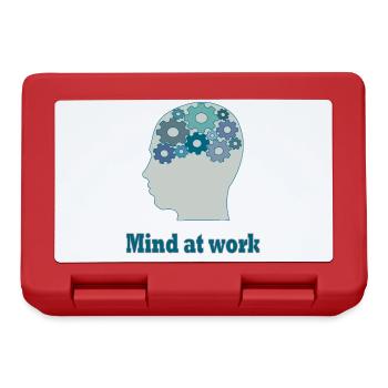 Der Geist bei der Arbeit – Creative Minds Edition - Brotdose - Rot - Vorne