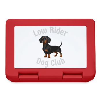 Dachshund Club - Brotdose - Rot - Vorne