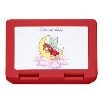 Sleeping fairy on the moon - Lunchbox - red - Front