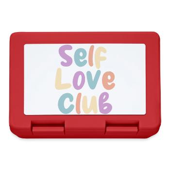 Self Love Club Pastel Print - Lunchbox - red - Front