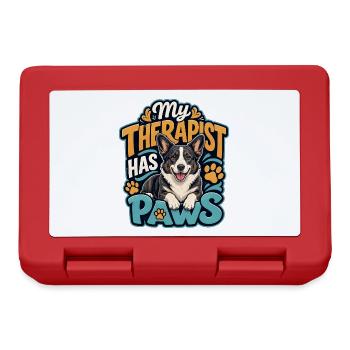 Cardiganwelshcorgi - Brotdose - Rot - Vorne
