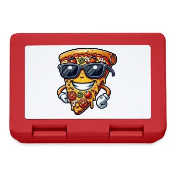 Cool Pizza Lunettes de soleil Restauration rapide d’été - Boîte à goûter - rouge - Devant