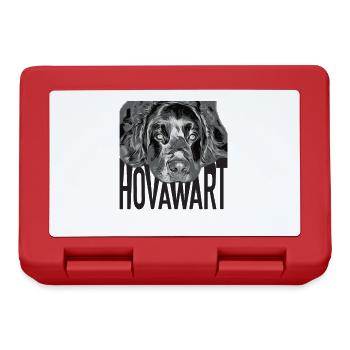 Hovawart logo head dog dog sayings dog owners - Lunchbox - red - Front