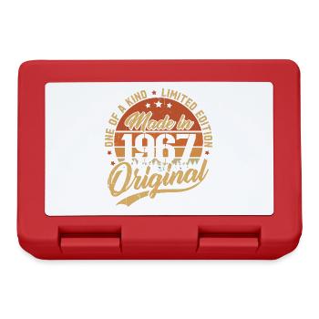1967 Vintage Born Retro Vintage Birthday Gift - Lunchbox - red - Front