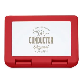 I'm a Conductor - Lunchbox - red - Front