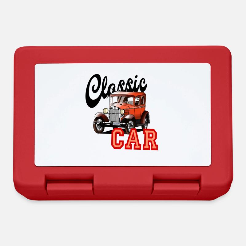 Classic Car 5 - Lunchbox - red