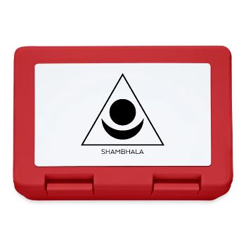 Tibetan Buddhism - Shambhala Symbol 1 - Lunchbox - red - Front