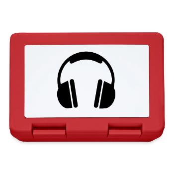Headphone icon - Lunchbox - red - Front