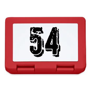Maillot à 54 numéros - Boîte à goûter - rouge - Devant