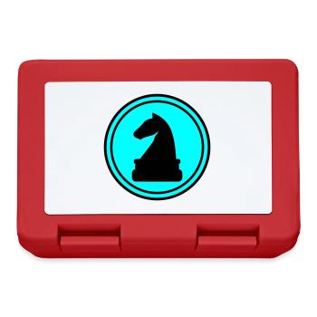 Horse chess piece - Lunchbox - red - Front