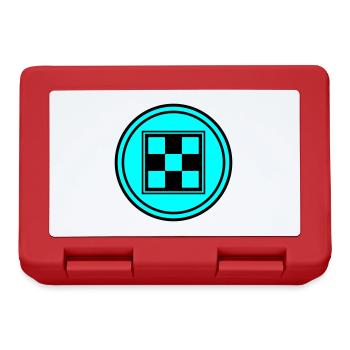 Symbole d’échiquier - Boîte à goûter - rouge - Devant