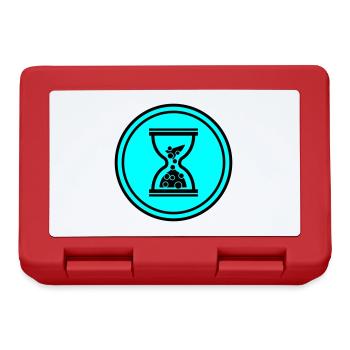 Hourglass icon - Lunchbox - red - Front