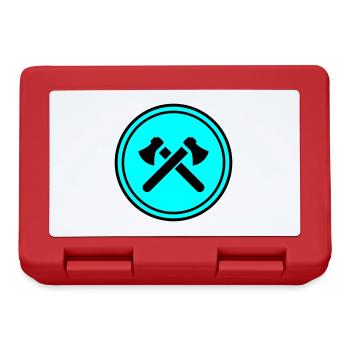 Axt Symbol - Brotdose - Rot - Vorne