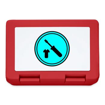 Screwdriver icon - Lunchbox - red - Front