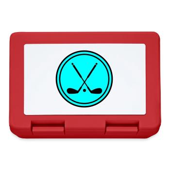 Golf symbol - Brotdose - Rot - Vorne