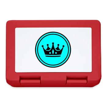 Krone Symbol - Brotdose - Rot - Vorne