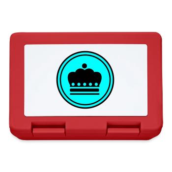 Krone icon - Brotdose - Rot - Vorne