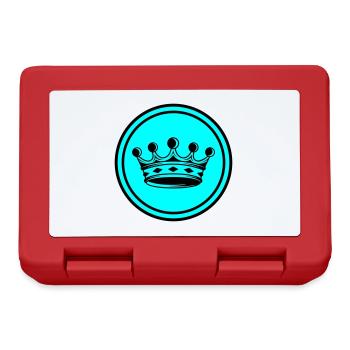 Krone Silhouette icon - Brotdose - Rot - Vorne