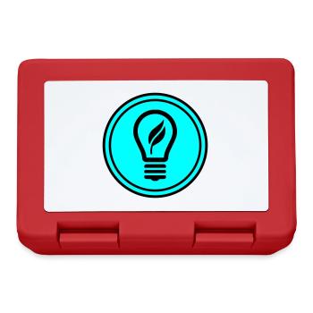 Light bulb icon - Lunchbox - red - Front