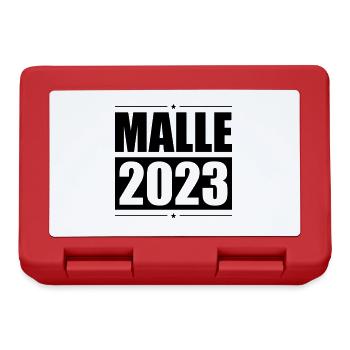 Malle 2023 - Boîte à goûter - rouge - Devant
