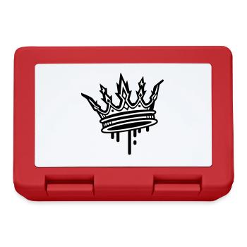 Symbole du roi de la couronne - Boîte à goûter - rouge - Devant