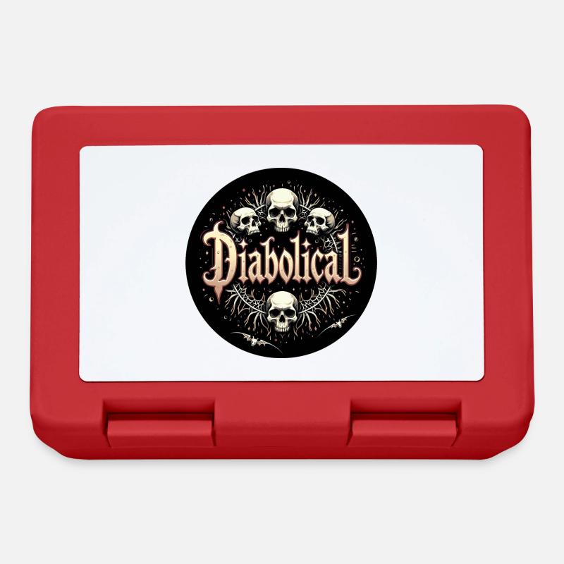 Diabolical - Lunchbox - red
