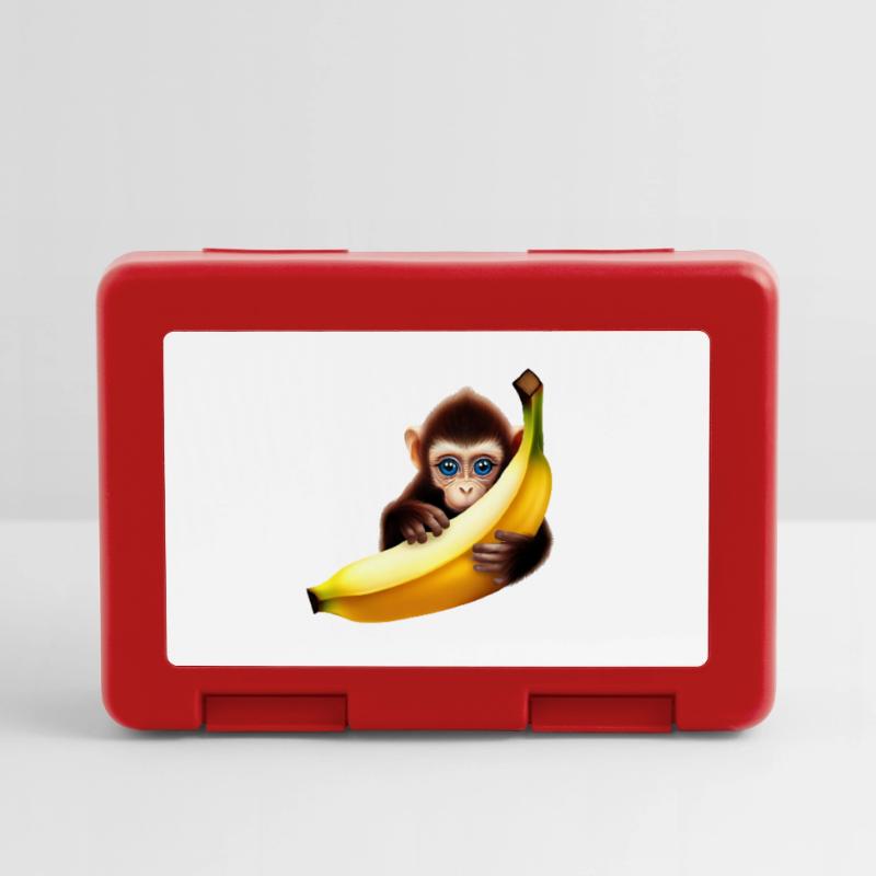 Banane à cache-cache de singe Boîte à goûter