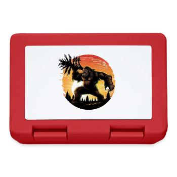 Angry Bigfoot - Lunchbox - red - Front